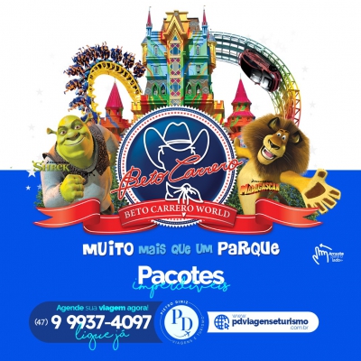Pacotes Beto Carrero World 